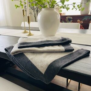 HOTEL COLLECTION %100 cashmere euro shams NEW